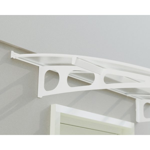 Canopia Bordeaux Entr�tak 1,4 x 4,5 - Vit/opalglas