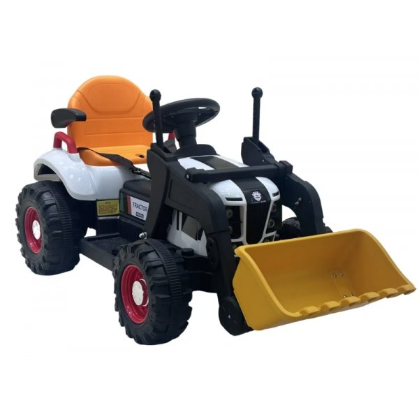 Eltraktor för barn 6V - Svart/Gul Eltraktor för barn 6V - Svart/Gul