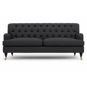 Soffa 3-sits 215 cm - M�rkgr� - Howard Barkley