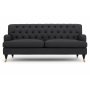 Soffa 3-sits 215 cm - M�rkgr� - Howard Barkley