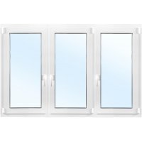 PVC-fönster - 3-glas - 3-luft - Inåtgående - U-värde 0.96 PVC-fönster - 3-glas - 3-luft - Inåtgående - U-värde 0.96