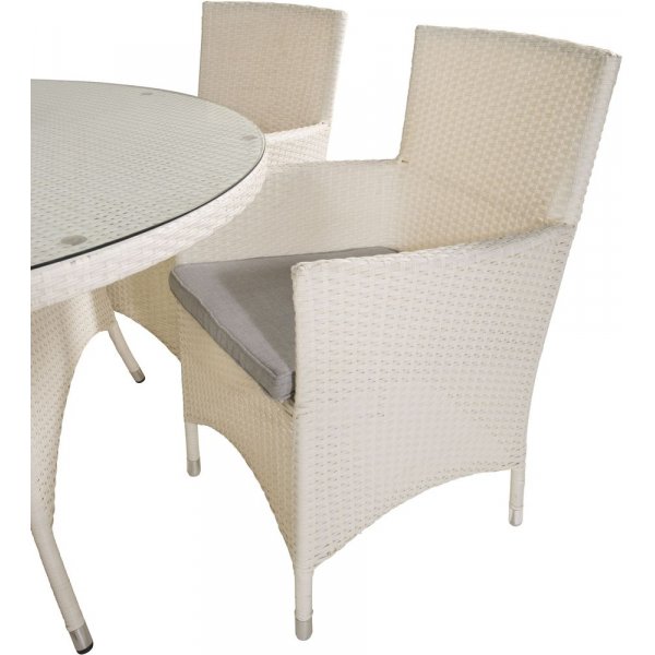 Frubol Matgrupp (150) - Vit - 6 Stolar