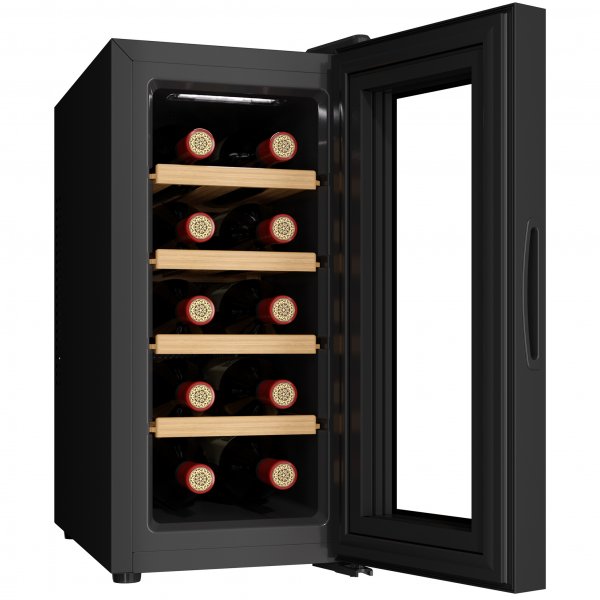 Vinkyl 10 flaskor | Extra tystgående | LED-belysning | 26,5cm smal Vinkyl 10 flaskor | Extra tystgående | LED-belysning | 26,5cm smal