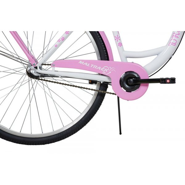 Damcykel Dreamer 28\\\" 3-växlar - Vit & rosa Damcykel Dreamer 28\\\" 3-växlar - Vit & rosa