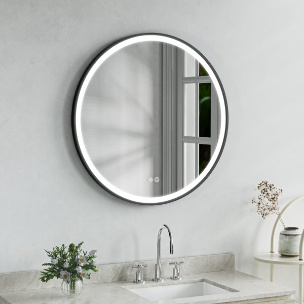 Badrumsspegel Luna med dimbart ljus - 80 cm Badrumsspegel Luna med dimbart ljus - 80 cm