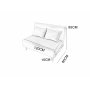 Helsingborg utf�llbar b�ddsoffa � Gr� | 193 cm