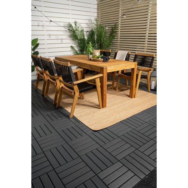 Prässebo Matgrupp (200x90) - Natur - 6 Stolar Prässebo Matgrupp (200x90) - Natur - 6 Stolar