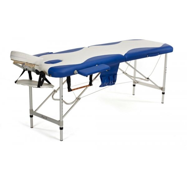 Massagebnk med metallben - 2 zoner - Tvfrgad