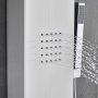 Duschpanel borstat rostfritt stål - Flora Duschpanel borstat rostfritt stål - Flora