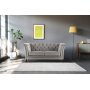 Soffa 2-sits chesterfield grå - Henry Soffa 2-sits chesterfield grå - Henry