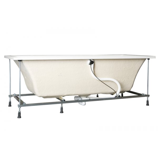 Badkar Rektangulär med duschzon för inbyggnad Badkar Rektangulär med duschzon för inbyggnad