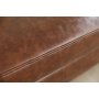 Soffa 3-sits brun vintage PU 198 cm - Heritage