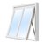 Vridfönster med mittpost - 3-glas - Trä - U-värde 1,1