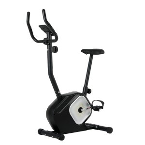 Motionscykel med Vattenflaskhållare Svart/Vit Konditionsträning Motionscykel med Vattenflaskhållare Svart/Vit Konditionsträning