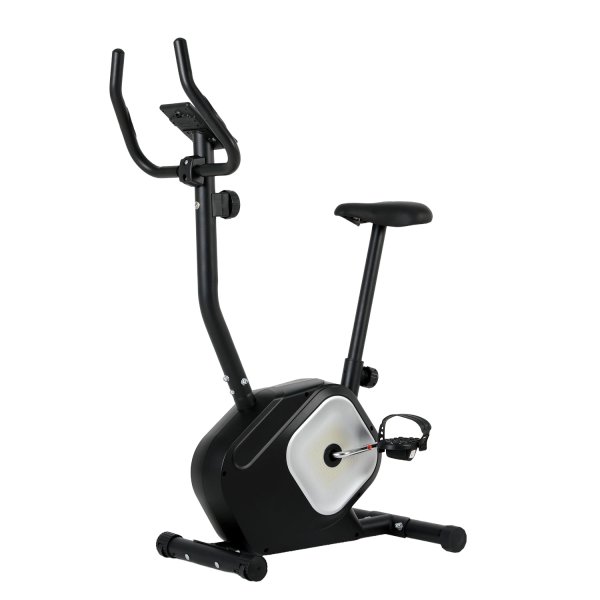 Motionscykel med Vattenflaskhållare Svart/Vit Konditionsträning Motionscykel med Vattenflaskhållare Svart/Vit Konditionsträning