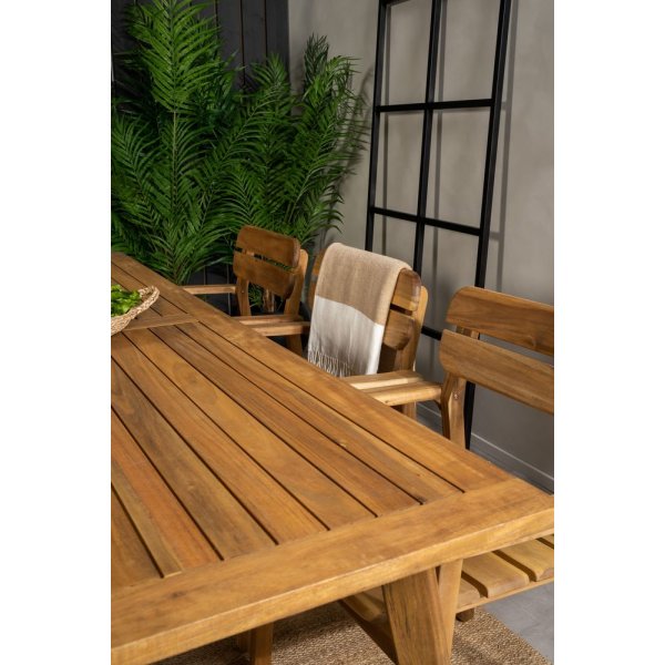 Charlottenberg Matgrupp (220x100) - Natur - 6 Stolar