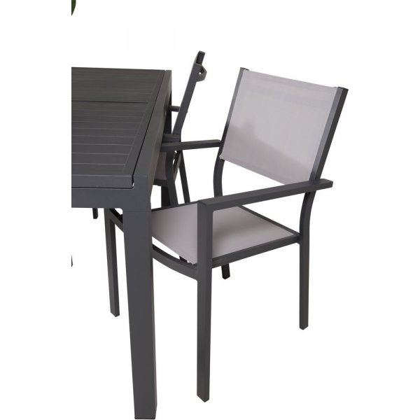 Holma Matgrupp (160x100) - Svart - 4 Stolar Holma Matgrupp (160x100) - Svart - 4 Stolar