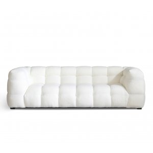 3-sits Soffa Cream Teddy 235 cm
