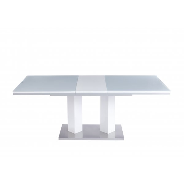 Colombia matbord f�rl�ngningbart 160-200 cm - Vit