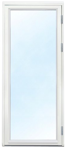 F�nsterd�rr - Helglasad 3-glas - Tr� - U-v�rde: 1,1