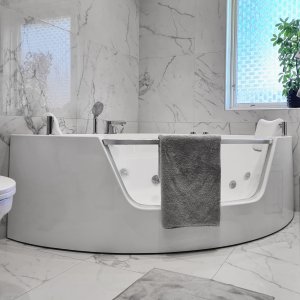 Spabad med glasfront & varmelegeme 140x140cm | BK-006V Spabad med glasfront & varmelegeme 140x140cm | BK-006V