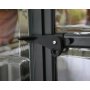 Canopia Harmony Drivhus i Polycarbonat 4,6 m - Mrkegr/klart glas