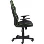 Vayne svart spelstol med gr�na detaljer