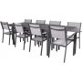 Holma Matgrupp (160x100) - Svart - 8 Stolar