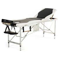 Massagebänk med metallben - 3 zoner - Tvåfärgad Massagebänk med metallben - 3 zoner - Tvåfärgad