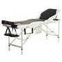 Massagebnk med metallben - 3 zoner - Tvfrgad