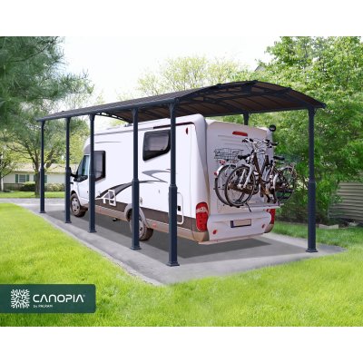 Canopia Alpine Metal Carport Til Autocamper 3,6 x 11 - Gr