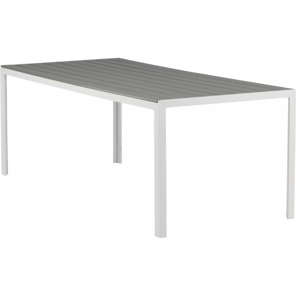 Chania Esstisch 205 x 90 cm - Grau/Weiß + Reinigungsspray für Gartenmöbel Chania Esstisch 205 x 90 cm - Grau/Weiß + Reinigungsspray für Gartenmöbel
