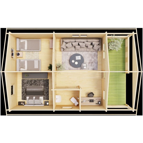 Fritidshus Olafh - 44,3 m