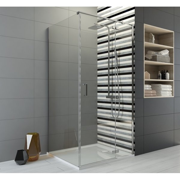 Duschhrn Free Line II - 6mm glas (square eller rectangular) 