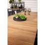 Maglehem Matgrupp (160x90) - Svart/Natur - 8 Stolar