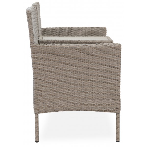 Duo-Sofa für zwei Personen mit Beistelltisch + Reinigungsspray für Gartenmöbel Duo-Sofa für zwei Personen mit Beistelltisch + Reinigungsspray für Gartenmöbel