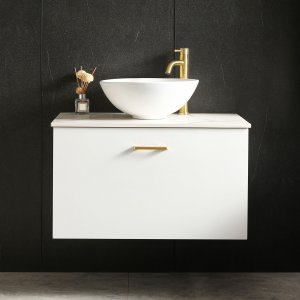 Toilet med håndvask 60 cm | Stenbordplade | Cumulus hvid Toilet med håndvask 60 cm | Stenbordplade | Cumulus hvid