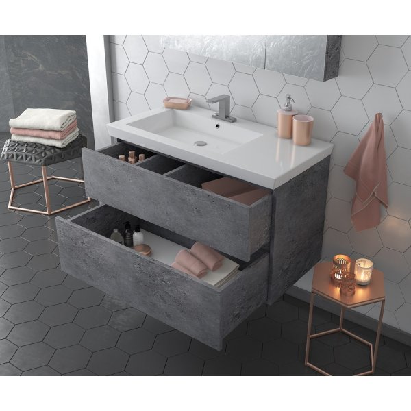 Luxus Badrumsmöbler 85 cm - paket Luxus Badrumsmöbler 85 cm - paket