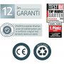 Canopia Olympia Altantag i Aluminium 3 x 6 - Mrkegr/klart glas
