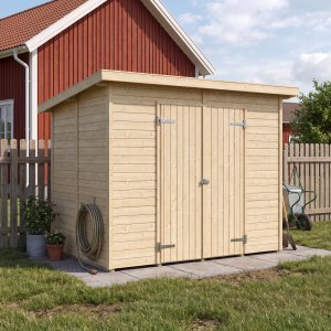 Tr�dg�rdsf�rr�d 4,2 m� Margit - Nordcabin Byggsats 16mm Gran & Dubbeld�rr