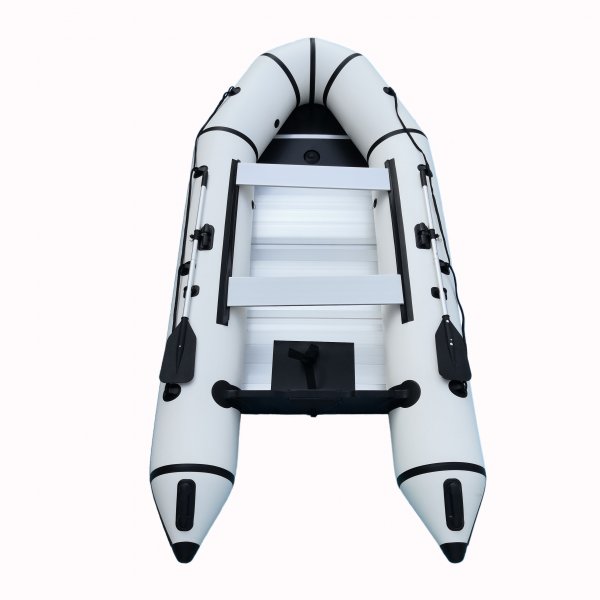 Gummibåt 380 cm - Svart och Vit Gummibåt 380 cm - Svart och Vit