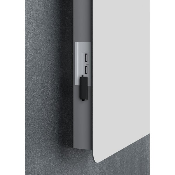 Badrumsmöbler Instinct 80 - Natural Oak med spegel Badrumsmöbler Instinct 80 - Natural Oak med spegel