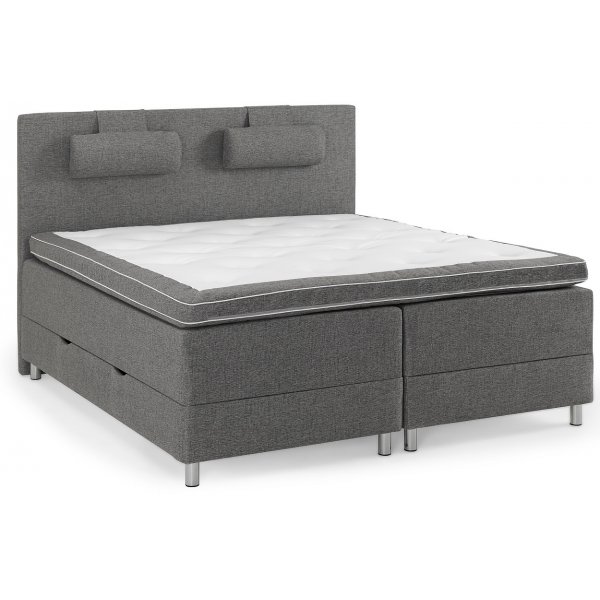 Säng 180x200 cm med förvaring Accent Boxbed - grå Säng 180x200 cm med förvaring Accent Boxbed - grå