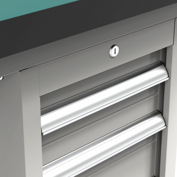 Arbetsbänk med låda i kallvalsat stål | 1500 mm | idealisk för verkstad och industri Arbetsbänk med låda i kallvalsat stål | 1500 mm | idealisk för verkstad och industri