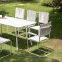 Holmsund Lebensmittelgruppe; Tisch 180x80 cm mit 8 Sthlen (2 Sessel + 6 Sthle)