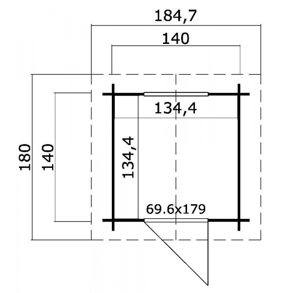 Utedass Tora - 2,5 m�