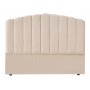 1 Sänggavel välvd beige 160 x 125 cm - Laholm