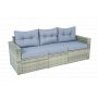Stor loungegrupp 7 delar | Soffa, f�t�ljer, bord & pallar | Gr�