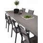 Ekens Matgrupp (224x100) - Svart/Gr/Vit - 8 Stolar