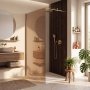 Duschv�gg 90x200 cm Brons